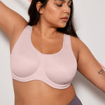 Women's High Impact Sports Bra Rosa Pink @model_info:Pink