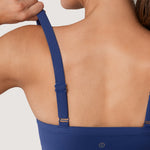 Women's Hugcurve Adjustable Square Workout Bra Nightfall Blue