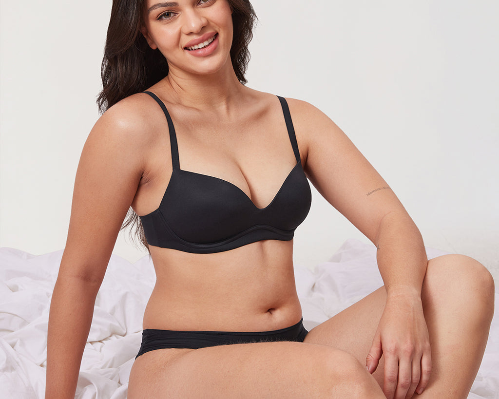 Women's Everyday Push Up Bra Black