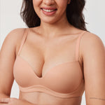 Women's Everyday Push Up Bra Blush Beige