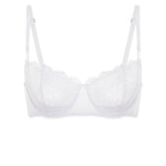 Women's Lace Balconette Underwire Bra White