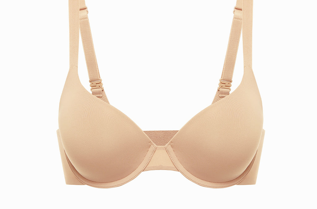 Women's Plunge Contour Bra Warm Beige