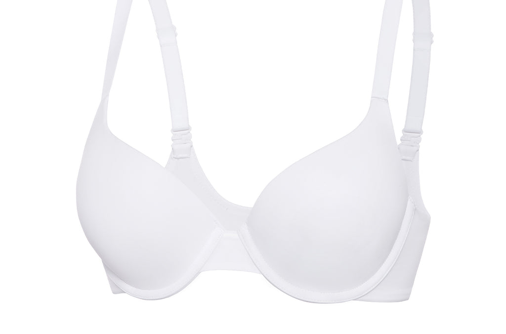 Women's Plunge Contour Bra White