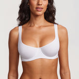 Women's Underwire Balconette Bra White @model_info:ES1