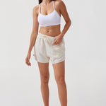CRZ YOGA Women's Y Back Sports Bra White