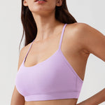 CRZ YOGA Women's Y Back Sports Bra True Navy