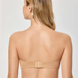 Women's Bandeau Strapless Bra Soft Tan