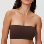 Women's Seamless Bandeau Bra Hazelnut