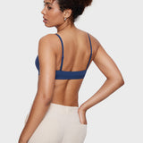 Women's Soft Triangle Bralette Nightfall Blue