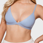 Women's Soft Triangle Bralette Moonlight Blue