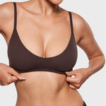 Women's Inbarely® Soft Plunge Bralette Hazelnut
