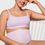Women's Inbarely® Soft Three Layer Nursing Bralette - Scoop Neck Orchid Hush @model_info:ES1