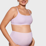 Women's Inbarely® Soft Three Layer Nursing Bralette - Scoop Neck Orchid Hush @model_info:ES4