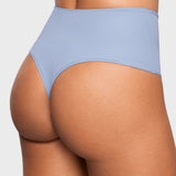 Women's Cozy High Waisted Thongs 3 Pack Chic 5 (3pack)