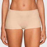 Women's Soft Mid Waist Boy Shorts 3 Pack Beige (3pack)