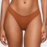 Women's V-shaped Low Rise Thongs 3 Pack Bronze (3pack)