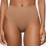 Women's Seamless High Rise Thongs 3 Pack Gravel (3pack)