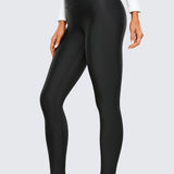 CRZ YOGA Women's Fleece Lined Leggings 25" Olive Green