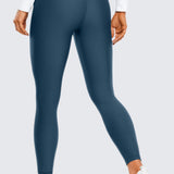 CRZ YOGA Women's Fleece Lined Leggings 25" Melanite