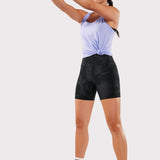 Women's Sleek Biker Shorts 6" Black