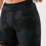 Women's Sleek Biker Shorts 6" Black