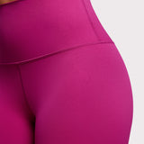 CRZ YOGA Women's Yoga High Rise Biker Shorts Butterluxe Shorts 4'' Magenta Purple