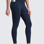 CRZ YOGA Women's Yoga Leggings 25" with Pockets Future Navy