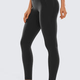 CRZ YOGA Womens Butterluxe Pockets Workout Leggings 28" Black