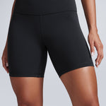 CRZ YOGA Women's Fast Dry Athletic Shorts 6" Black