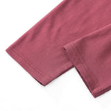 Women's Pima Cotton Boat Neck Long Sleeve Shirts Misty Merlot