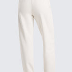 CRZ YOGA Women's Cotton Fleece Joggers with Pockets 28" Black