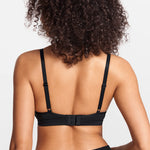 SOULVOR V-Neck Wireless unpadded Bralette Black