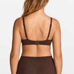 SOULVOR V-Neck Wireless unpadded Bralette Hazelnut