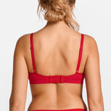 SOULVOR V-Neck Wireless unpadded Bralette Lipstick Red