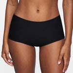 Women's Stretchy Mid Waist Boy Shorts 3 Pack Black 3pack