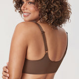 Women's Vintage Lace Front Closure Bra Sandalwood Brown