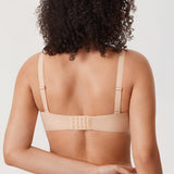 Women's Everyday Underwire Balconette Bra Beige