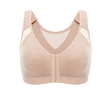 Women's X-shaped Back Posture Bra Oatmeal Heather