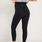 Women's Super High Waist Maternity Leggings 25" Black