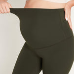 Women's Super High Waist Maternity Leggings 25" Black