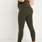 Women's Super High Waist Maternity Leggings 25" Black