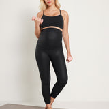 Women's Super High Waist Maternity Leggings 25" Olive Green
