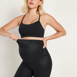 Women's Super High Waist Maternity Leggings 25" Plum Magenta
