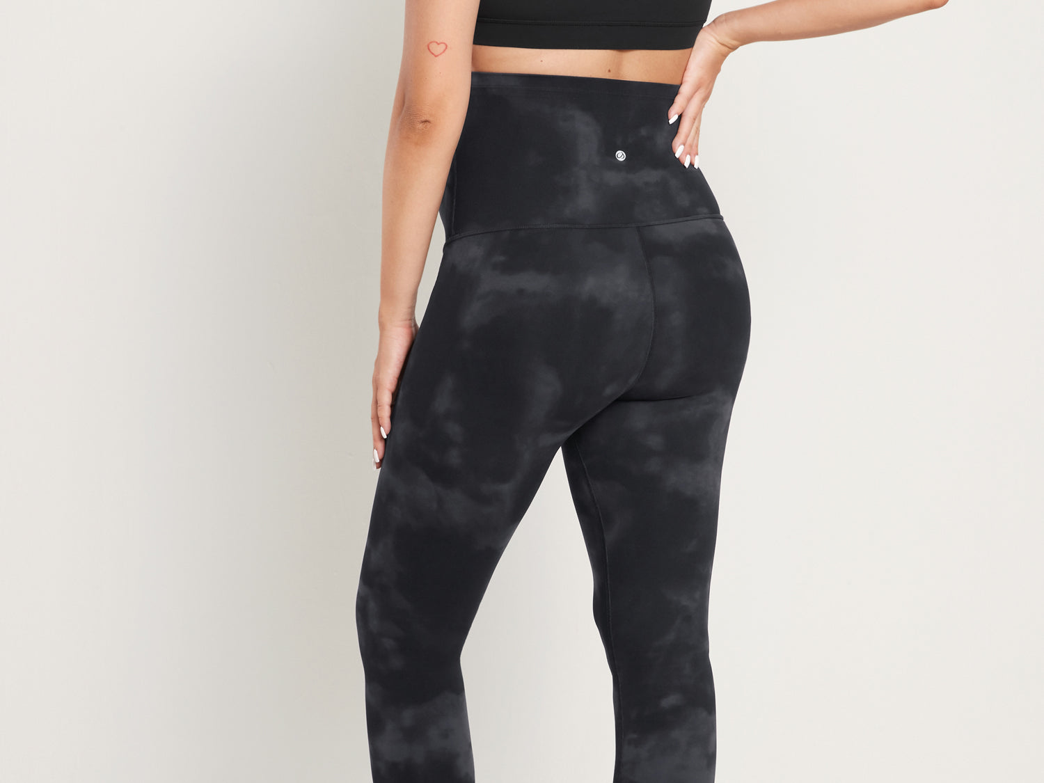Women's Super High Waist Maternity Leggings 25" Plum Magenta