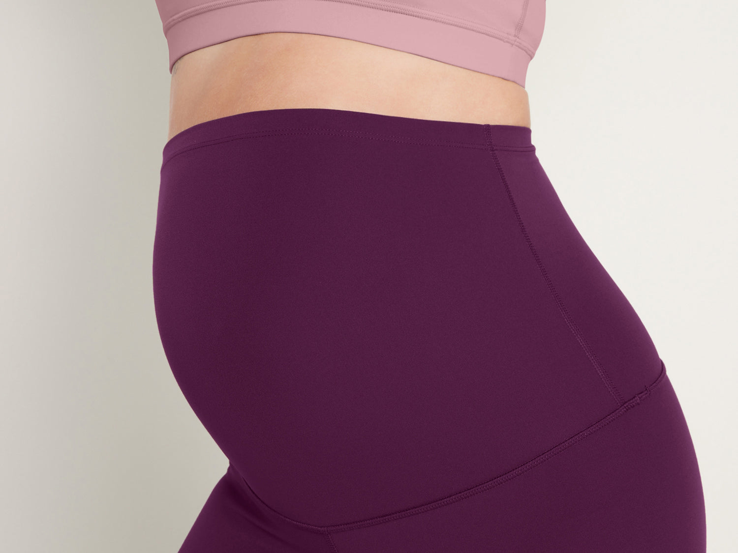 Women's Super High Waist Maternity Leggings 25" Olive Green