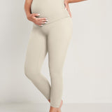 Women's Super High Waist Maternity Leggings 25" Black Classic