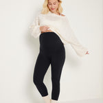 Women's Super High Waist Maternity Leggings 28" Olive Green