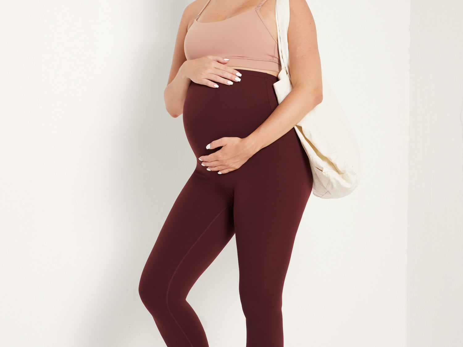 Women's Super High Waist Maternity Leggings 28" True Navy