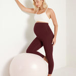 Women's Maternity Leggings with Pockets 25" Mysterious Grey