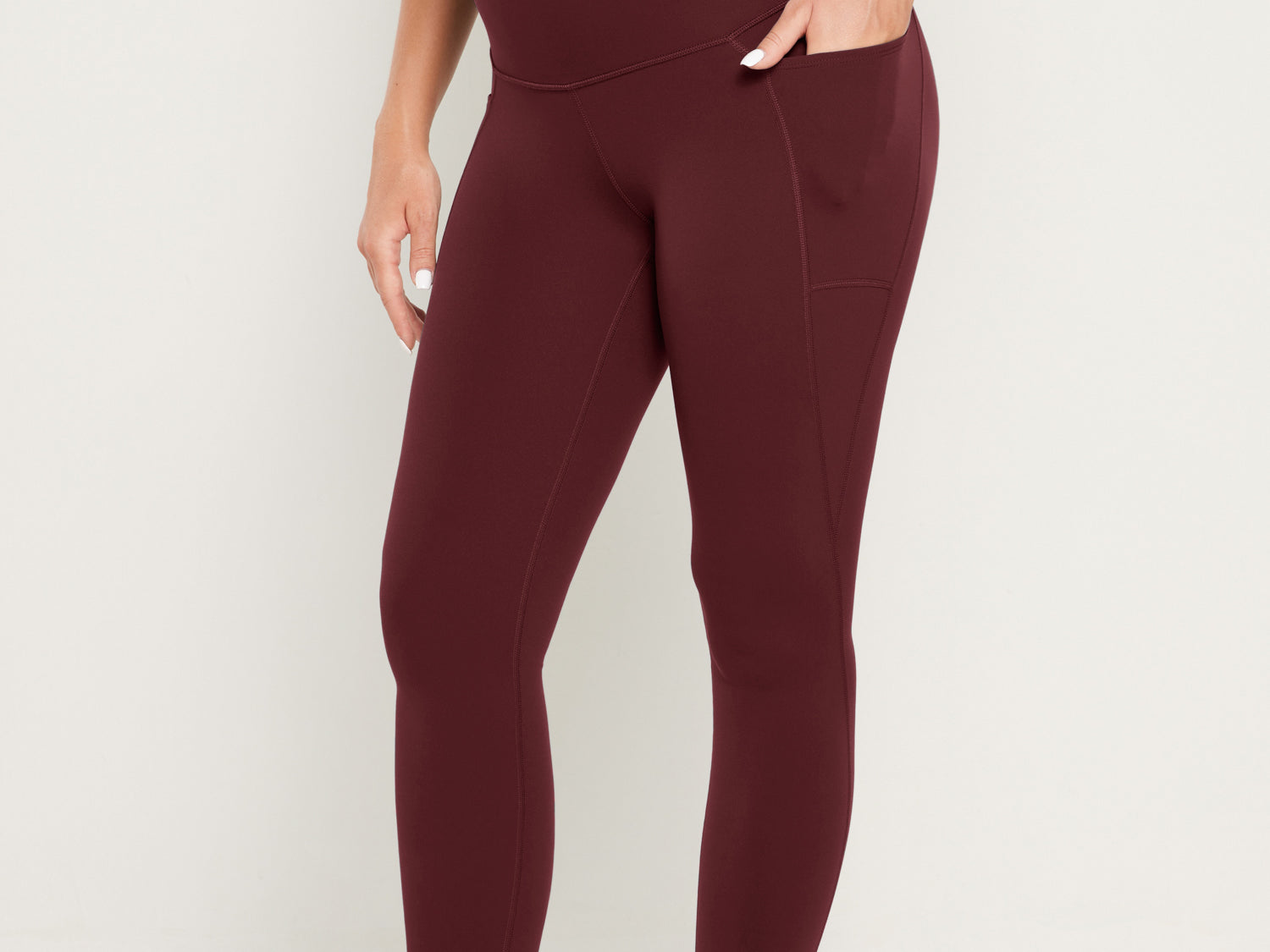Women's Maternity Leggings with Pockets 25" Mysterious Grey